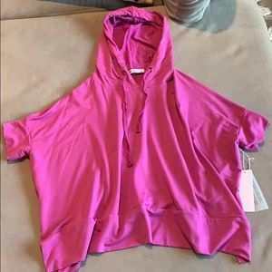 Short sleeve workout hoodie